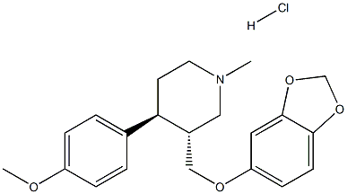 (trans)-3-((benzo[d][1,3]dioxol-5-yloxy)methyl)-4-(4-methoxyphenyl)-1-methylpiperidine hydrochloride