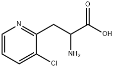 2-AMINO-3-(3-CHLOROPYRIDIN-2-YL)PROPANOIC ACID Structure