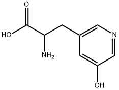 2-AMINO-3-(5-HYDROXYPYRIDIN-3-YL)PROPANOIC ACID 结构式