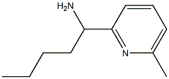 1-(6-甲基吡啶-2-基)戊-1-胺, 1270333-30-6, 结构式