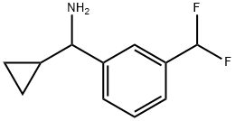CYCLOPROPYL[3-(DIFLUOROMETHYL)PHENYL]METHANAMINE Structure