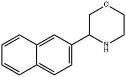 3-(naphthalen-2-yl)morpholine Structure