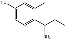 4-(1-AMINOPROPYL)-3-METHYLPHENOL 结构式