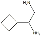 1-cyclobutylethane-1,2-diamine Struktur