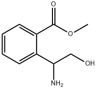 METHYL 2-(1-AMINO-2-HYDROXYETHYL)BENZOATE Structure