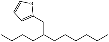 2-(2'-butyl-1'-octyl)thiophene Struktur