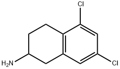 5,7-dichloro-1,2,3,4-tetrahydronaphthalen-2-amine Structure