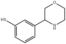 3-(morpholin-3-yl)benzene-1-thiol Structure