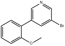 3-Bromo-5-(2-methoxyphenyl)pyridine 结构式