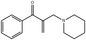 2-Propen-1-one, 1-phenyl-2-(1-piperidinylmethyl)- Struktur