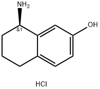 (8R)-8-AMINO-5,6,7,8-TETRAHYDRONAPHTHALEN-2-OL HYDROCHLORIDE,1279037-88-5,结构式