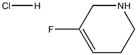 5-fluoro-1,2,3,6-tetrahydropyridine hydrochloride Struktur