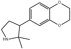 3-(2,3-dihydro-1,4-benzodioxin-6-yl)-2,2-dimethylpyrrolidine|