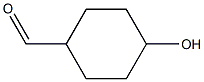 TRANS-4-羟基环己烷甲醛, 128141-57-1, 结构式