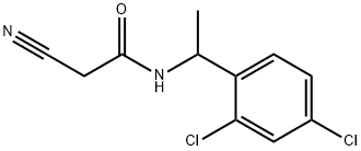 2-cyano-N-[1-(2,4-dichlorophenyl)ethyl]acetamide|