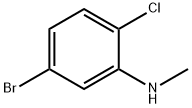 5-bromo-2-chloro-N-methylaniline, 1281907-31-0, 结构式