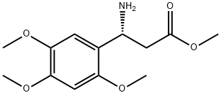METHYL (3R)-3-AMINO-3-(2,4,5-TRIMETHOXYPHENYL)PROPANOATE Structure