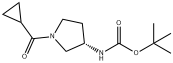 (S)-tert-butyl (1-(cyclopropanecarbonyl)pyrrolidin-3-yl)carbamate