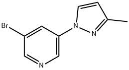1289056-94-5 3-Bromo-5-(3-methyl-1H-pyrazol-1-yl)pyridine