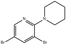 3,5-Dibromo-2-(piperidin-1-yl)pyridine|