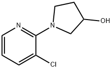 1-(3-chloropyridin-2-yl)pyrrolidin-3-ol, 1289149-20-7, 结构式