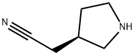 2-[(3R)-pyrrolidin-3-yl]acetonitrile Structure