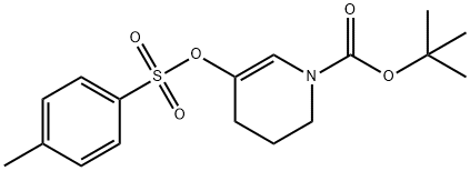 5-(TOLUENE-4-SULFONYLOXY)-3,4-DIHYDRO-2H-PYRIDINE-1-CARBOXYLIC ACID TERT-BUTYL ESTER 结构式