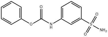 phenyl N-(3-sulfamoylphenyl)carbamate Struktur