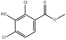 METHYL 2,4-DICHLORO-3-HYDROXYBENZOATE,129788-30-3,结构式