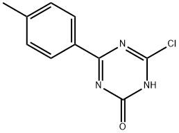 2-Chloro-4-(4-tolyl)-6-hydroxy-1,3,5-triazine Structure