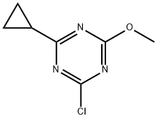 2-Chloro-4-cyclopropyl-6-methoxy-1,3,5-triazine Structure