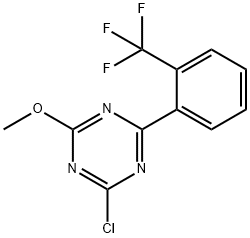 2-Chloro-4-(2-trifluoromethylphenyl)-6-methoxy-1,3,5-triazine|