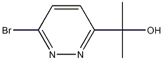 3-Bromo-6-(1-hydroxy-1-methylethyl)pyridazine Struktur