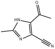 5-乙酰基-2-甲基-1H-咪唑-4-腈,1306604-08-9,结构式