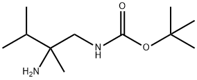 tert-butyl N-(2-amino-2,3-dimethylbutyl)carbamate Structure