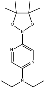 N,N-diethyl-5-(4,4,5,5-tetramethyl-1,3,2-dioxaborolan-2-yl)pyrazin-2-amine|