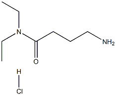 4-amino-N,N-diethylbutanamide hydrochloride Struktur