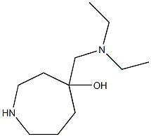 4-((Diethylamino)methyl)azepan-4-ol, 1312760-21-6, 结构式