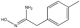 N'-hydroxy-2-(4-methylphenyl)ethanimidamide Structure