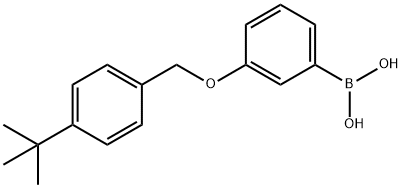 Boronic acid,B-[3-[[4-(1,1-dimethylethyl)phenyl]methoxy]phenyl]- Structure
