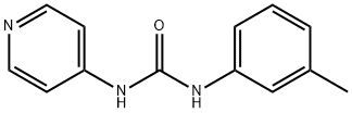1-[(3-Methylphenyl)]-3-(pyridin-4-yl)urea Structure