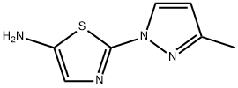 5-Amino-2-(3-methyl-1H-pyrazol-1-yl)thiazole Struktur