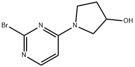 2-Bromo-4-(3-hydroxypyrrolidino)pyrimidine Structure