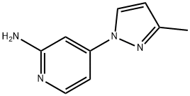 4-(3-METHYL-1H-PYRAZOL-1-YL)PYRIDIN-2-AMINE Struktur