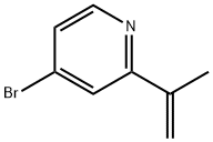 4-Bromo-2-(iso-propenyl)pyridine Struktur