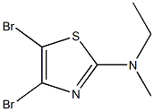 4,5-Dibromo-2-(methylethylamino)thiazole 结构式