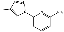 2-AMINO-6-(4-METHYL-1H-PYRAZOL-1-YL)PYRIDINE Struktur