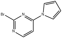 2-Bromo-4-(1H-pyrrol-1-yl)pyrimidine Struktur