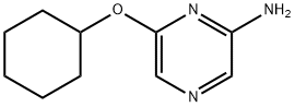 2-Amino-6-(cyclohexyloxy)pyrazine 结构式
