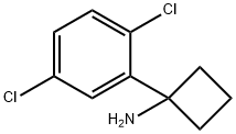 1-(2,5-Dichlorophenyl)cyclobutanamine Structure